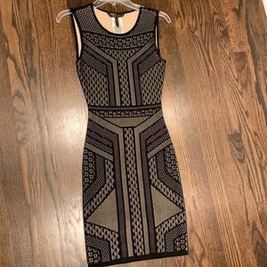 BCBG Fitted sweater dress